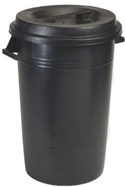 BIDONE NERO 70LT C/C ECOPLAST