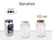 BARATTOLI PLASTICA 900ML 10267 NOUVY