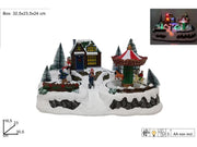 NATALE GIOSTRINA CON MOVIMENTO LUCE MUSICA 513837 2ESSE