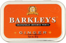 BARKLEYS INTENSE MINTS GINGER 50G