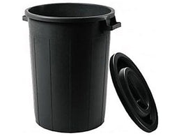 BIDONE NERO 100LT C/C