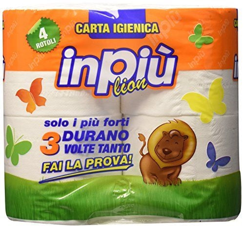 IN PIU' CARTA IGIENICA 4 ROTOLI