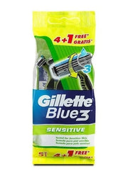 GILLETTE BLUE 3 5PZ SENSITIVE
