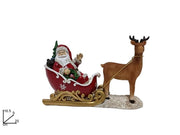 NATALE BABBO SU SLITTA C/RENNA 2ESSE
