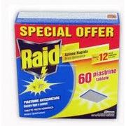 RAID PIASTRINE ANTIZANZARE 60 PZ