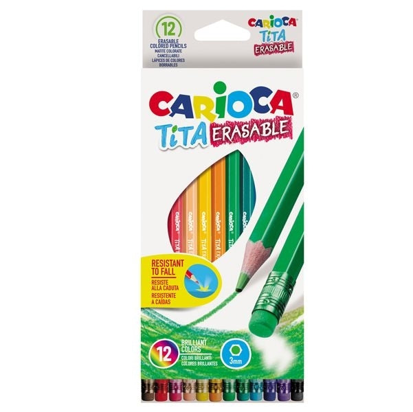 CARIOCA PASTELLI CANCELLABILI 12PZ