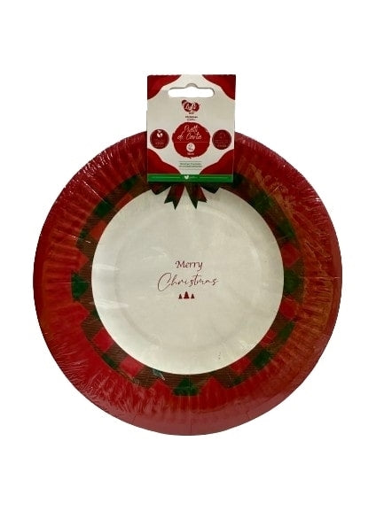 LULU PIATTO 27CM 12PZ NATALE ART.0188