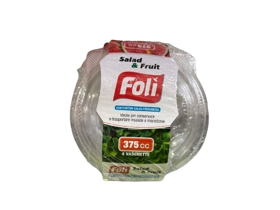 FOLI PACK CONT SALVAFRESCHEZZA SALAD E FRUIT 375CC 4PZ