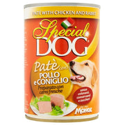 MONGE SPECIAL DOG PATE POLLO E CONIGLIO 400G