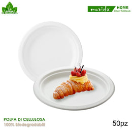 MOVIDA PIATTI BIO 50PZ FRUTTA CM.18