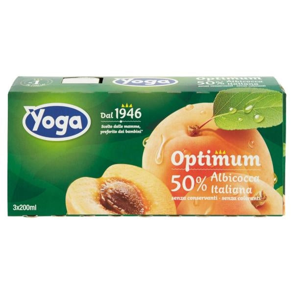 YOGA OPTIMUM SUCCO ALBICOCCA ITALIANA T3 600ML