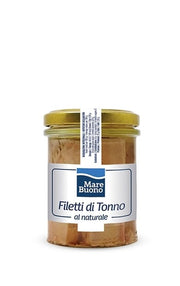 O' SOLE E' NAPULE FILETTI TONNO NATURALE VETRO 190G