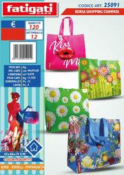 BORSA SHOPPING STAMPATA 45X40X19 25091