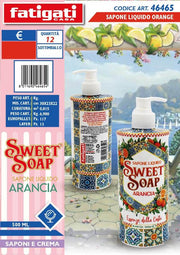 SWEET SOAP SAPONE LIQUIDO 500ML ORANGE SWEET
