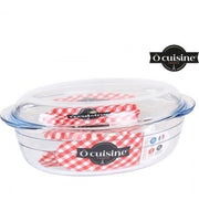 CASSERUOLA OVALE C/COPERCHIO 3L