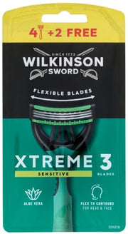 WILKINSON XTREME3 SENSITIVE 4+2 RASOI
