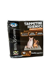 BILLY & GENNY TAPPETINI ANIMALI CARBONE 60X60 10PZ