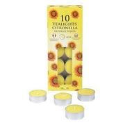 CITRONELLA TEALIGHTS 10PZ SCATOLATA