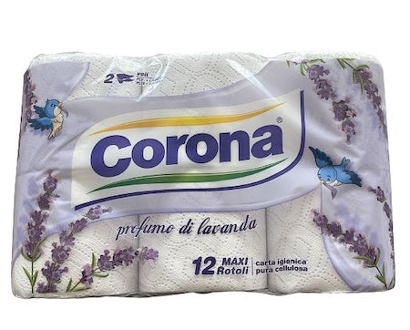 CORONA CARTA IGIENICA 12 ROTOLI LAVANDA