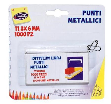 PUNTE SPILLETTE METALLO 1000PZ 2ESSE