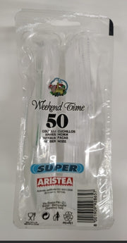 ARISTEA POSATE 50PZ COLTELLI BIANCHI