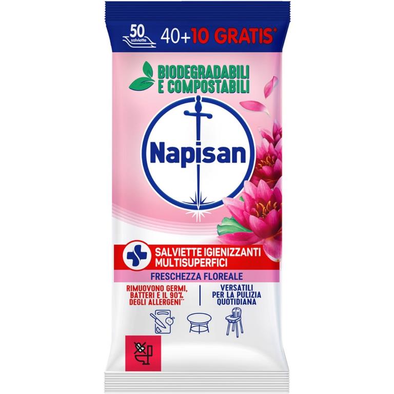 NAPISAN SALVIETTINE 50PZ FRESCHEZZA FLOREALE