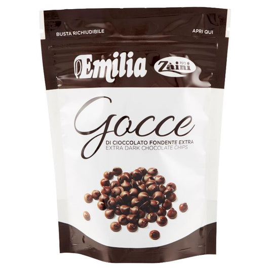 ZAINI EMILIA GOCCE CIOCCOLATO 180G FONDENTE