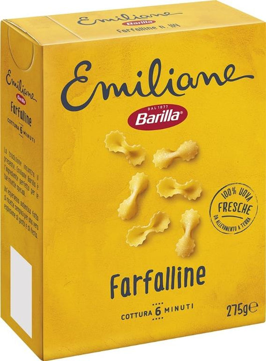 BARILLA EMILIANE FARFALLINE UOVO 275G