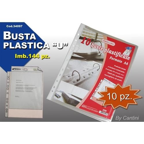 BUSTINA AD ANELLI 11 FORI 10PZ