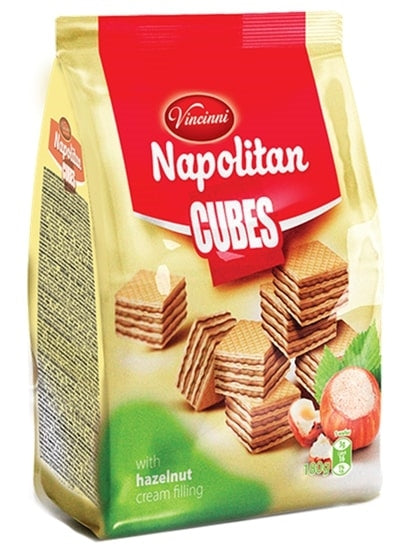 VINCINNI NAPOLITAN CUBES NOCCIOLA 180G