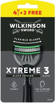 WILKINSON XTREME3 ACTIVE 4+2