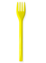 FORCHETTE 20PZ RIUTILIZZABILI GIALLE