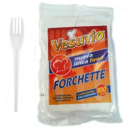 VESUVIO FORCHETTE 100PZ BIANCHE
