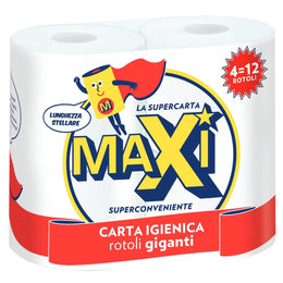 MAXI CARTA IGIENICA 4 ROTOLI