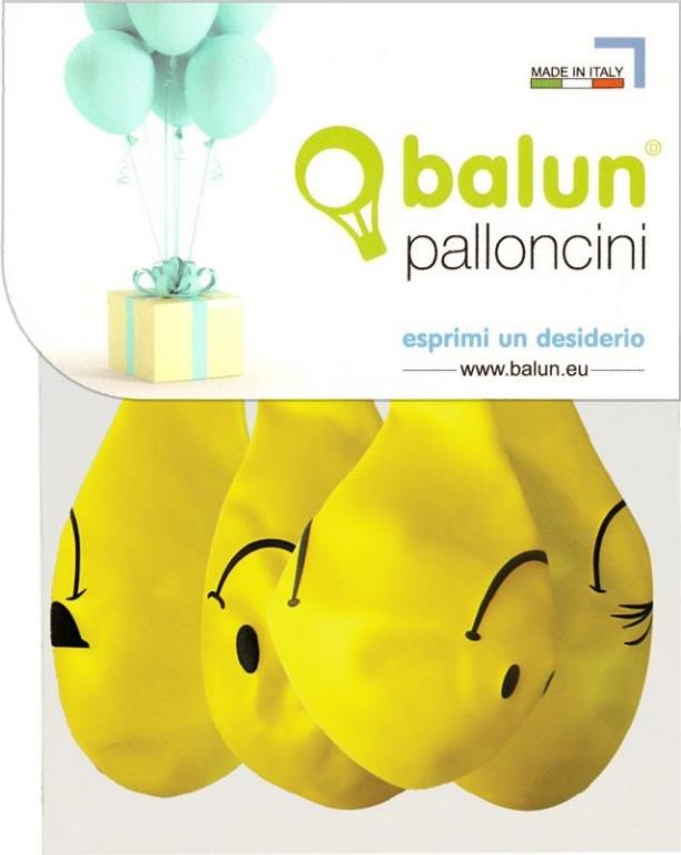 BALUN PALLONCINI SMILE 4PZ