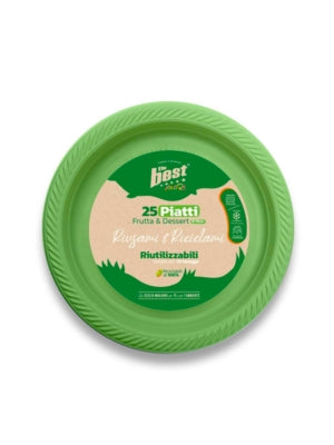 THE BEST PIATTI FRUTTA RIUT.25PZ VERDE