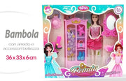 BAMBOLA C/ACCESSORI  43616  INTRADE