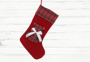 NATALE CALZA IUTA  SCOZZESE 40CM FGF