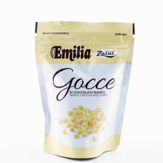 ZAINI EMILIA GOCCE CIOCCOLATO 180G BIANCO