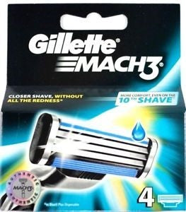 GILLETTE RICAMBI MACH 3 4 PZ