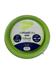 PARTYLINE PIATTI PIANI 20PZ RIUT.VERDE