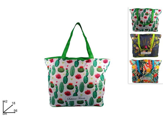 BORSA MARE ST FANT.CACTUS 3ASS.SL22-02C6-A/B/C