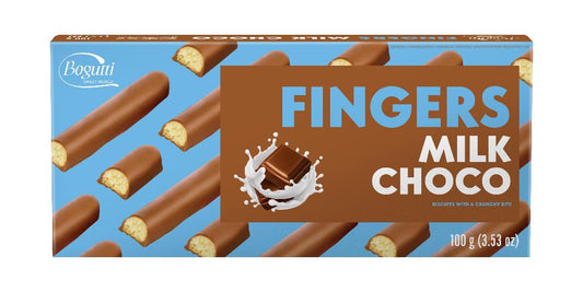 BOGUTTI FINGER MILK CHOCO 100G