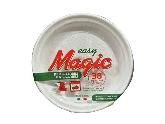 DOPLA PIATTI EASY MAGIC PIANI RE-USABLE 38PZ