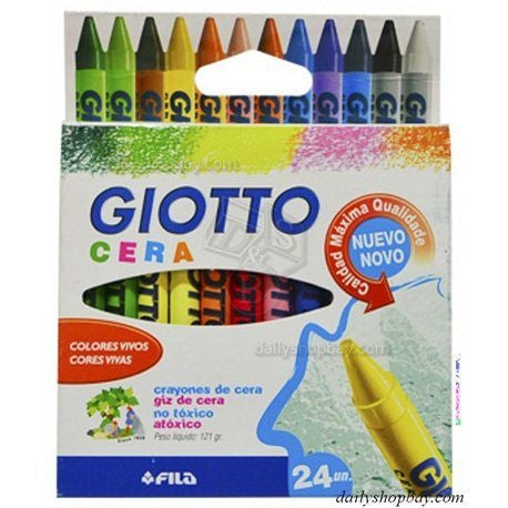 GIOTTO PASTELLI A CERA 24PZ 380001