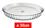 TEGLIA TORTA VETRO 30CM LEH 60040 LOVIMPORT