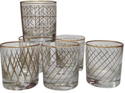 NATALE SET 6 BICCHIERI ORO 63122 MERCURY