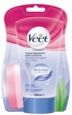 VEET SOTTO LA DOCCIA PURE 150ML PELLI SENSIB.