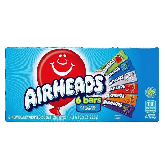 AIRHEADS ASSORTEDS BARS T6 94G