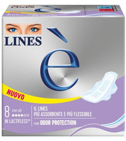 LINES E' CON ALI 8PZ VIOLA CHIARO